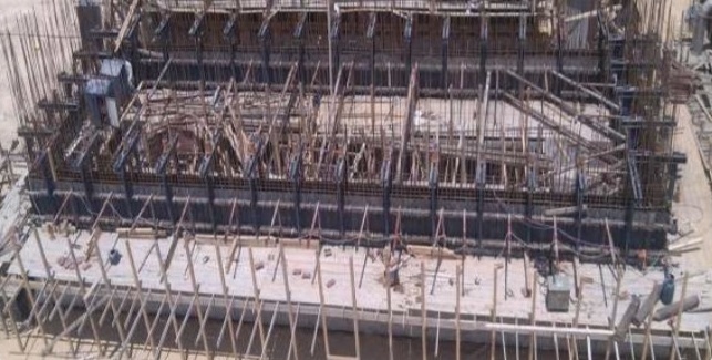 Slipform equipment and reinforcement at Nile Sugar